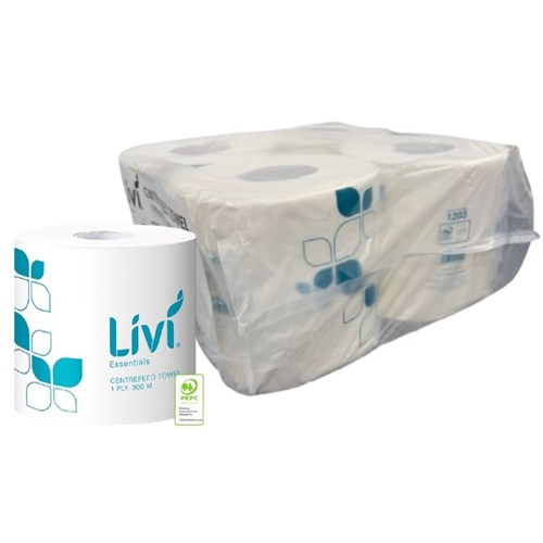 Livi Essentials Centrefeed Hand Towel Roll - 2298544